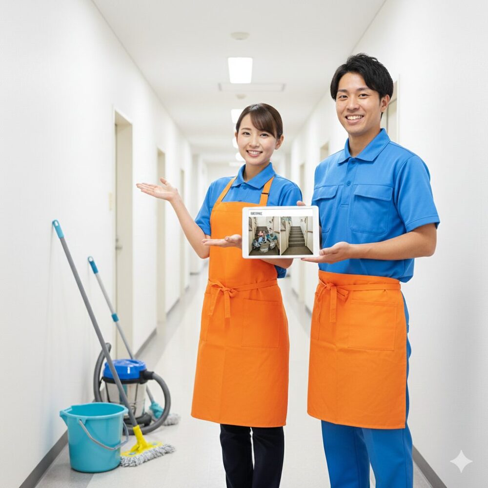 アパート共用部定期清掃および定期巡回サービスのご紹介