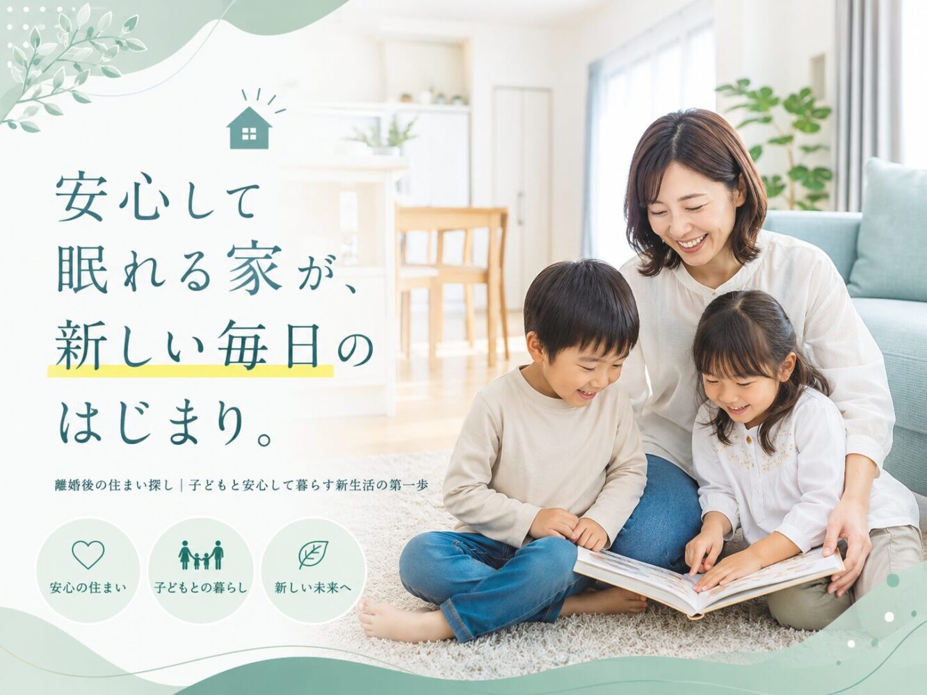 【住まいの処方箋】離婚後の住まい探し｜子どもと安心して暮らす新生活の第一歩 -サカイ・エージェンシー-
