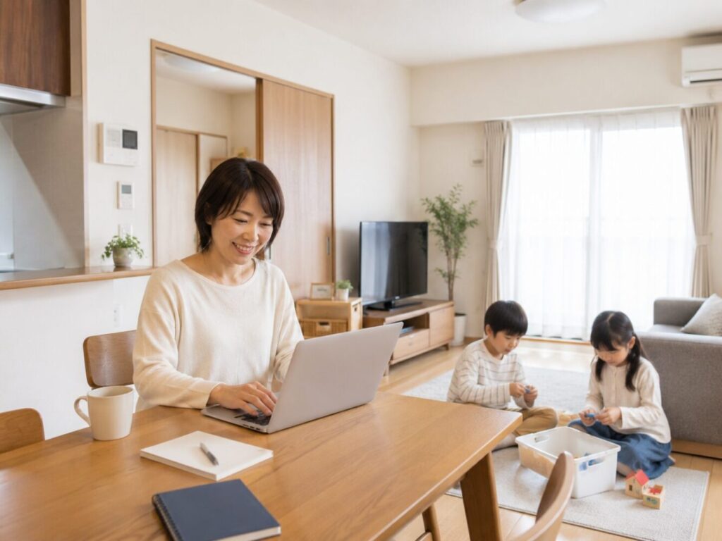 オンライン契約で時短と子育てを両立｜子どもと安心して暮らす新生活の第一歩 -サカイ・エージェンシー-