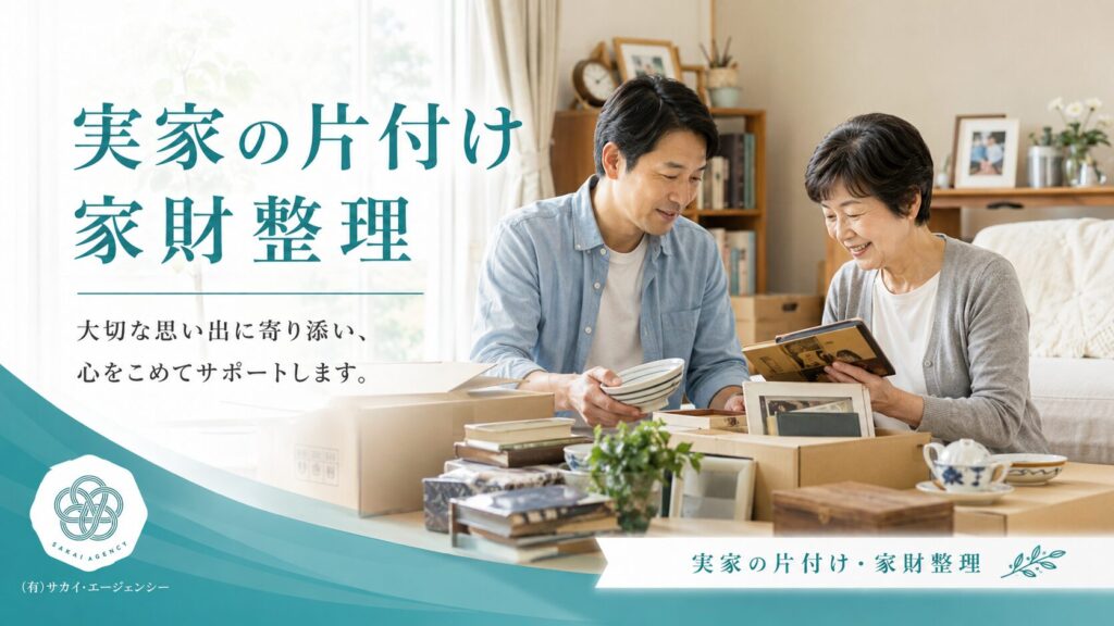 実家のお片付けサポート -有限会社サカイ・エージェンシー-